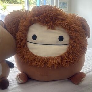 Squishmallows Brown and White Stuffed Animal